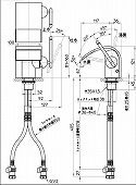 SANEI/洗面所用水栓金具/シングルワンホール洗面混合栓/EDDIES [K4790NJV-13]